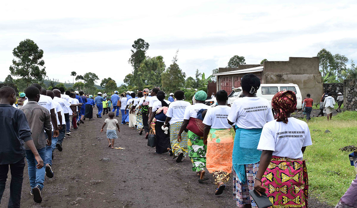 A travers les groupes de parole, rÃ©duire les risques de violation des droits fondamentaux des personnes aux alentours du Parc National de Virunga