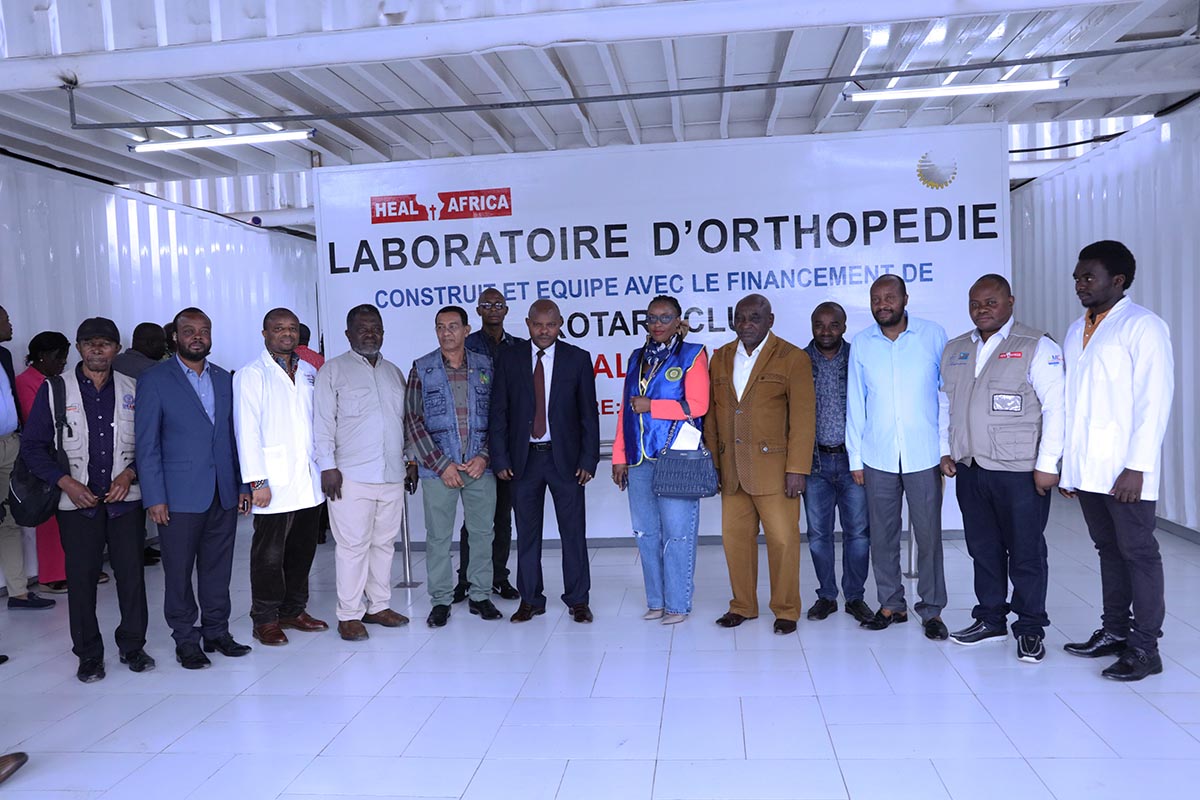 Un laboratoire orthopédique inauguré à l'Hôpital HEAL Africa, Goma
