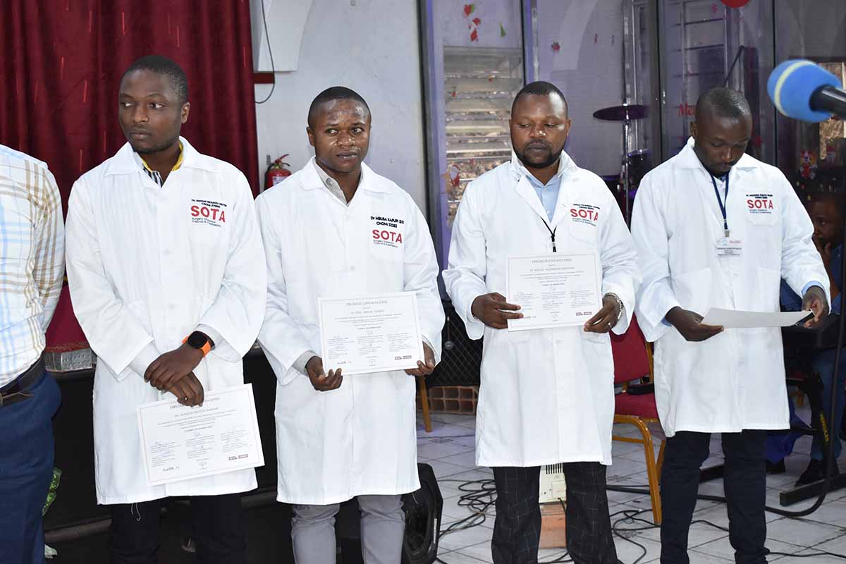 16 médecins d'hôpitaux des provinces formés dans le programme SOTA depuis Avril 2023