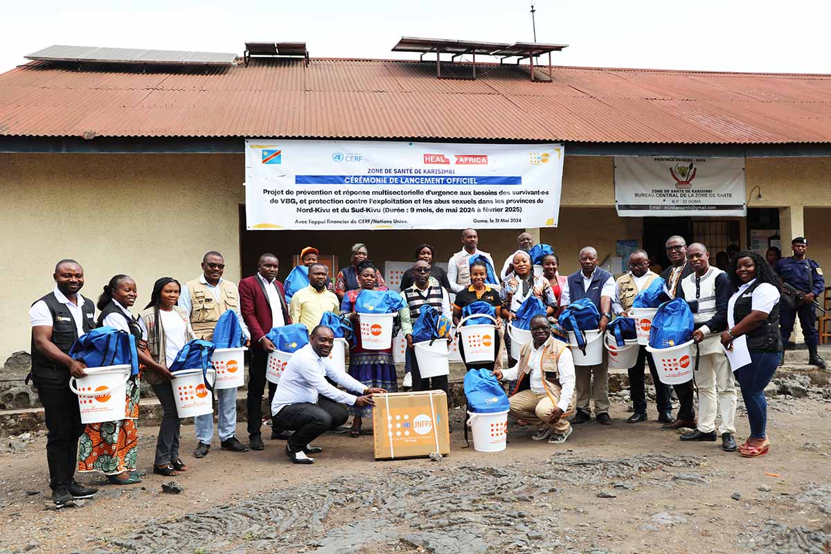 HEAL Africa, UNFPA, CERF : Une collaboration pour le bien-être des survivantes de VBG dans l’Est de la RDC