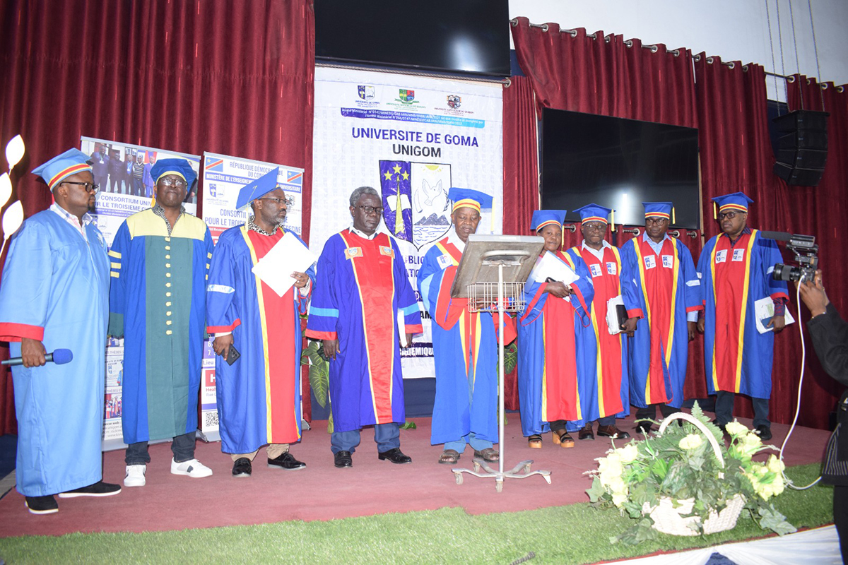 Goma : 11 nouveaux spécialistes diplômés du Consortium Universitaire pour le Troisième Cycle en Médecine (CUTCM) produits