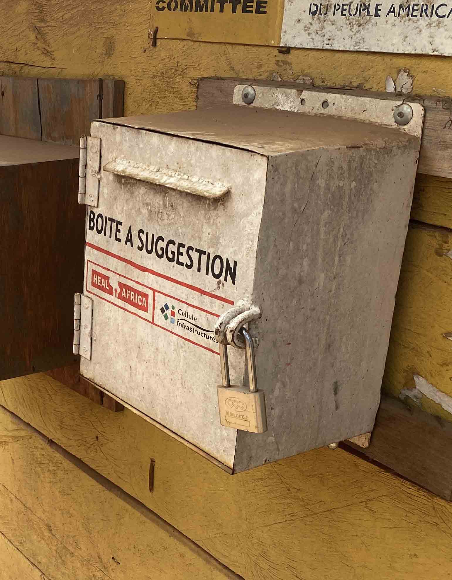 Boîtes à suggestion : un outil sûr pour se faire entendre et agir contre les actes d’EAS sur l’axe Butembo-Kanyabayonga