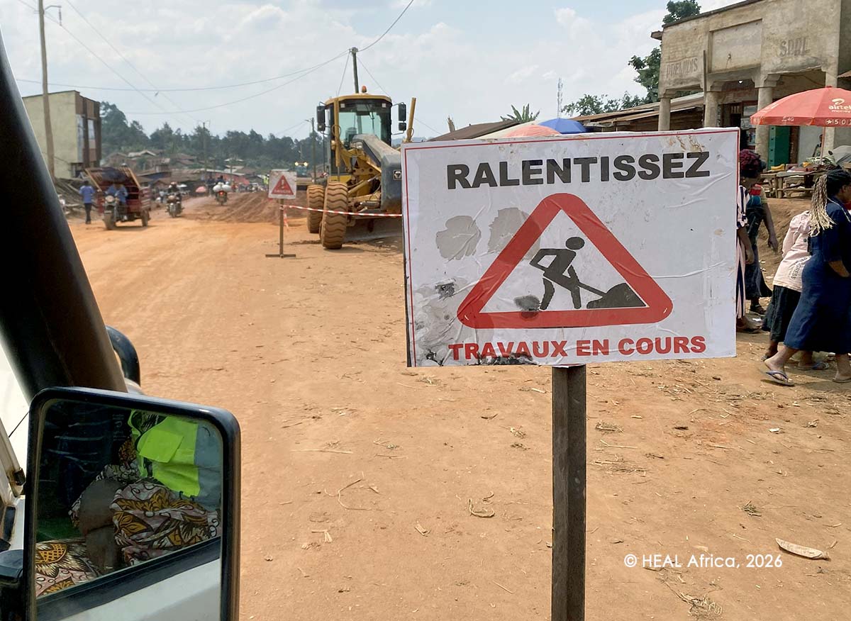 Route Butembo-Kanyabayonga : un chantier routier plus protecteur grâce au respect des consignes de circulation