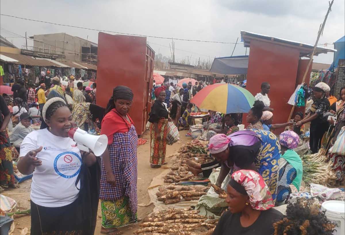 Corridor Butembo–Kanyabayonga : au marché de Rughenda, les communautés sensibilisées à la prévention de l’exploitation et des abus sexuels